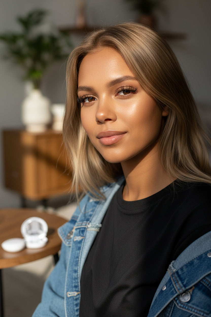 Faux Cils Magnétique     Effet Oeil de chat